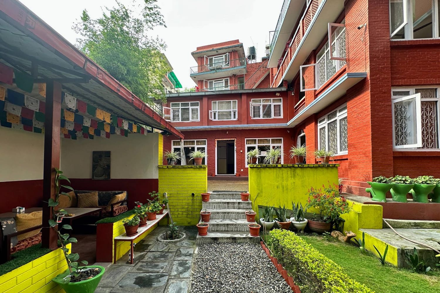 One of our accommodations in Kathmandu