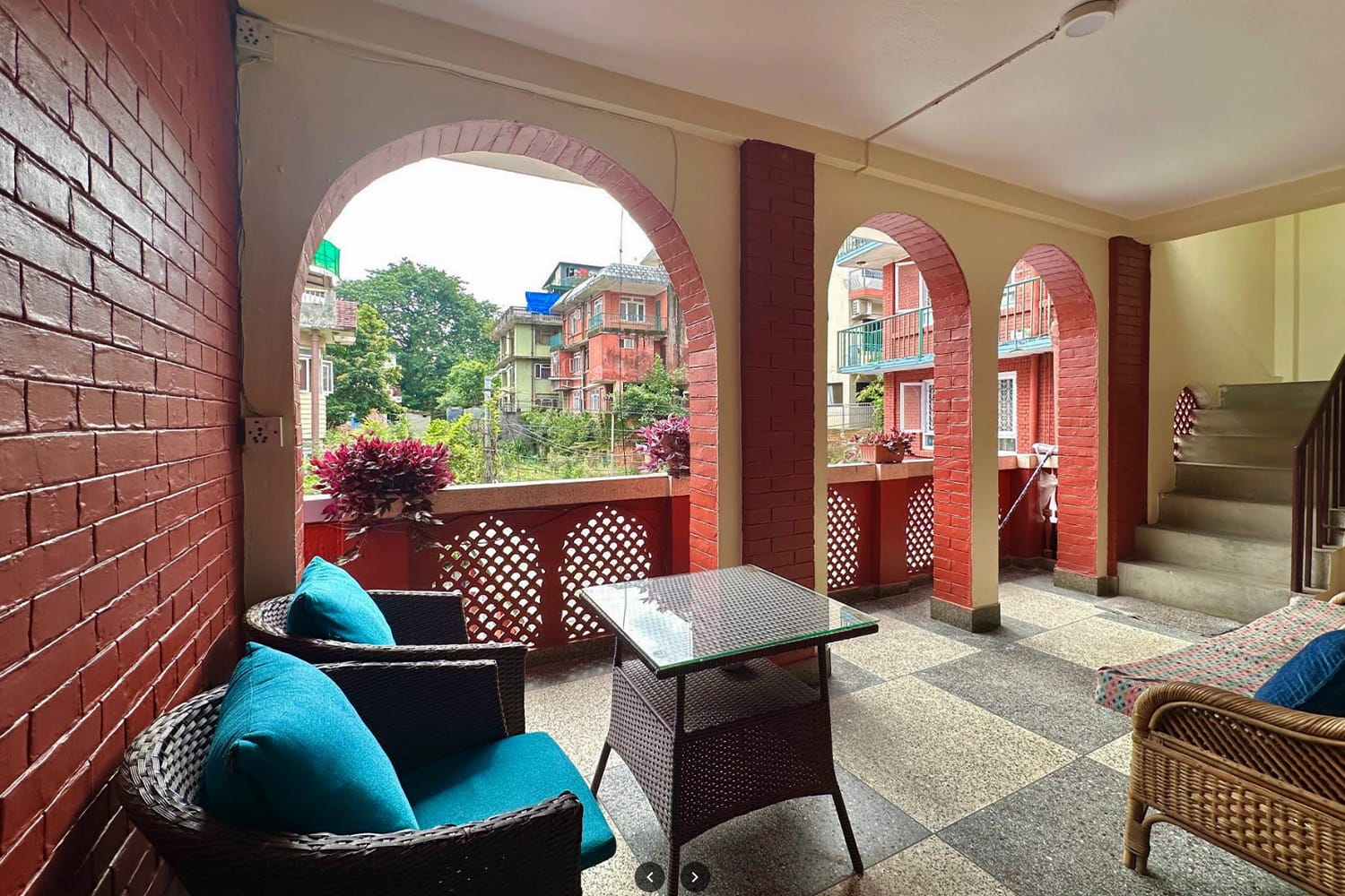 One of our accommodations in Kathmandu