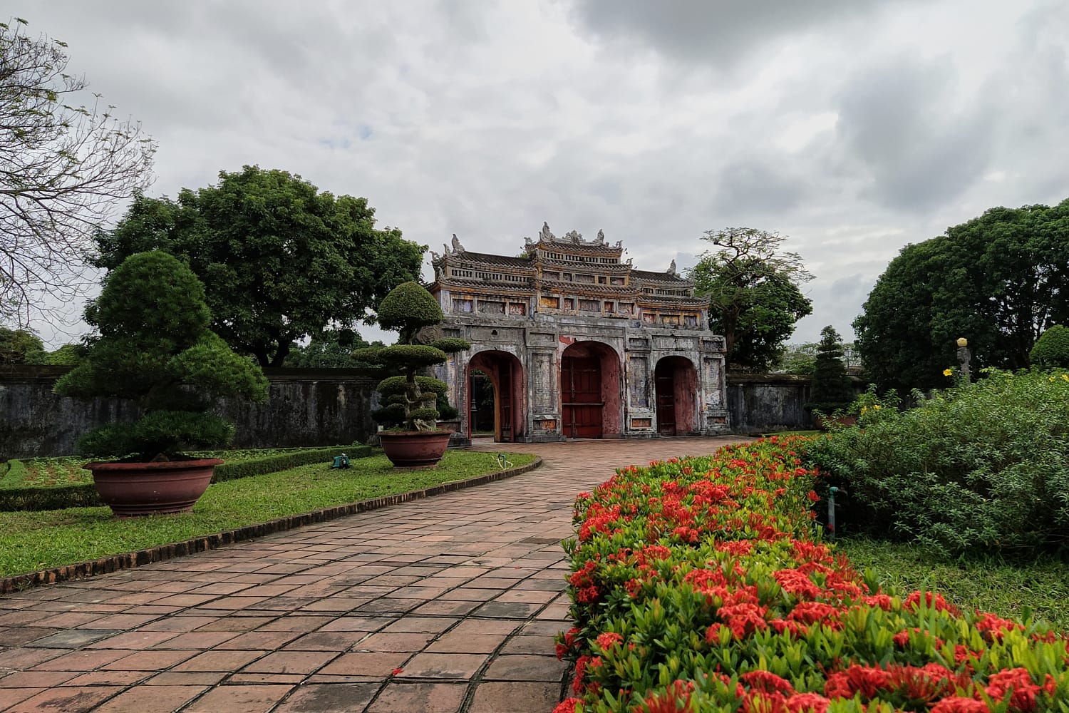 At Hue Historic Citadel