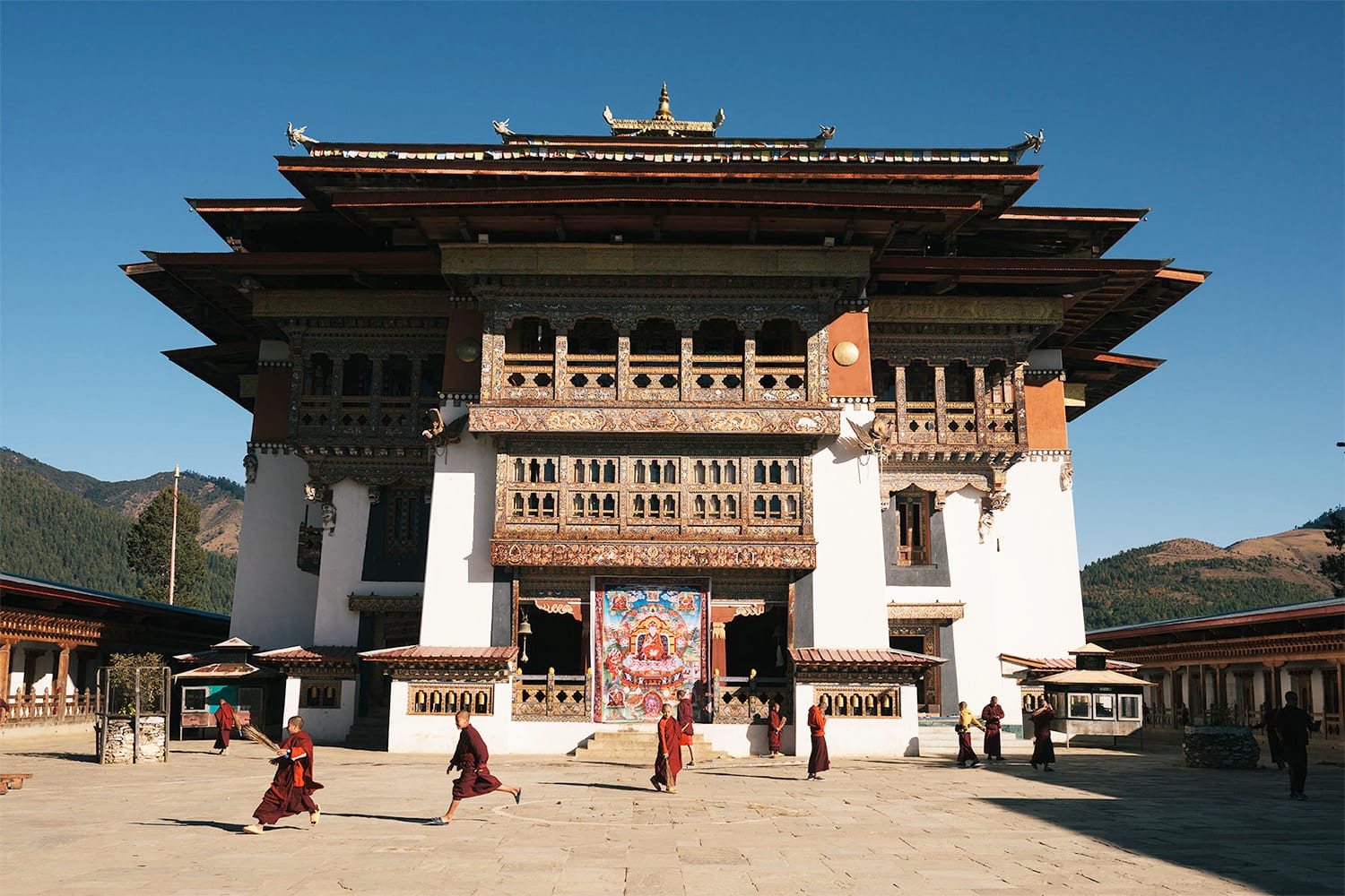 Gangtey Monastery in Bhutan