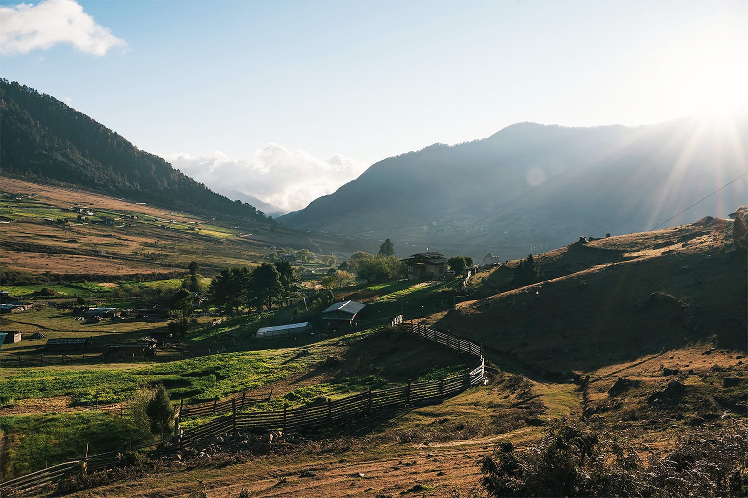 Bhutan Phobjikha Valley